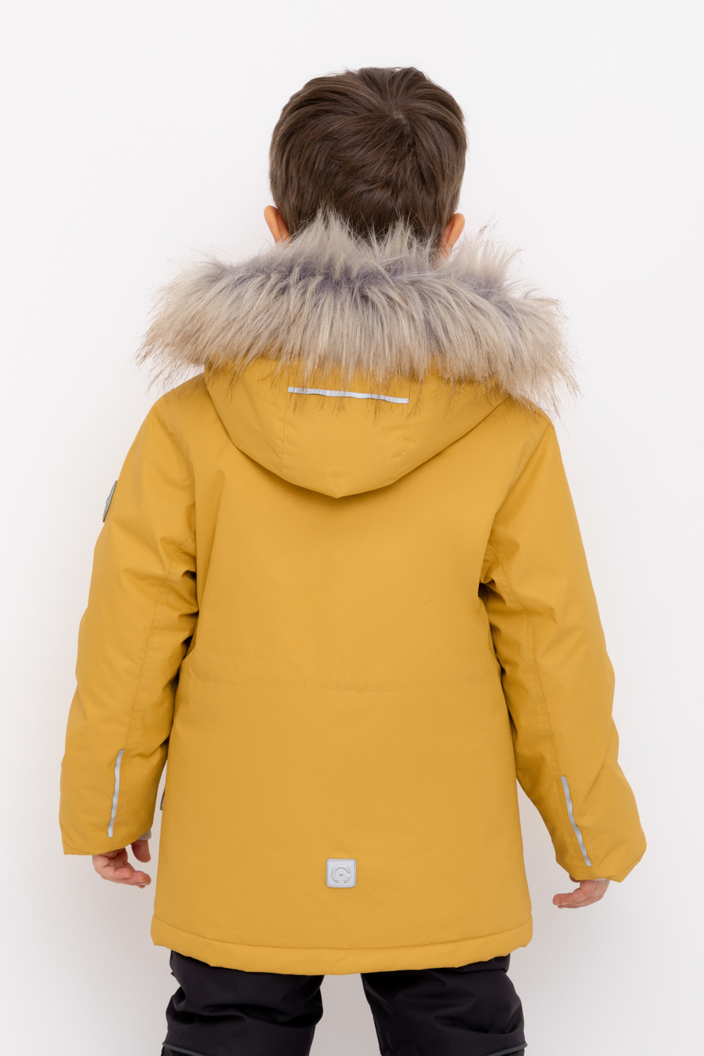 Куртки для мальчика, артикул: ВК 36103/2 ГР ( 98-122), цвет: горчица, фото 4