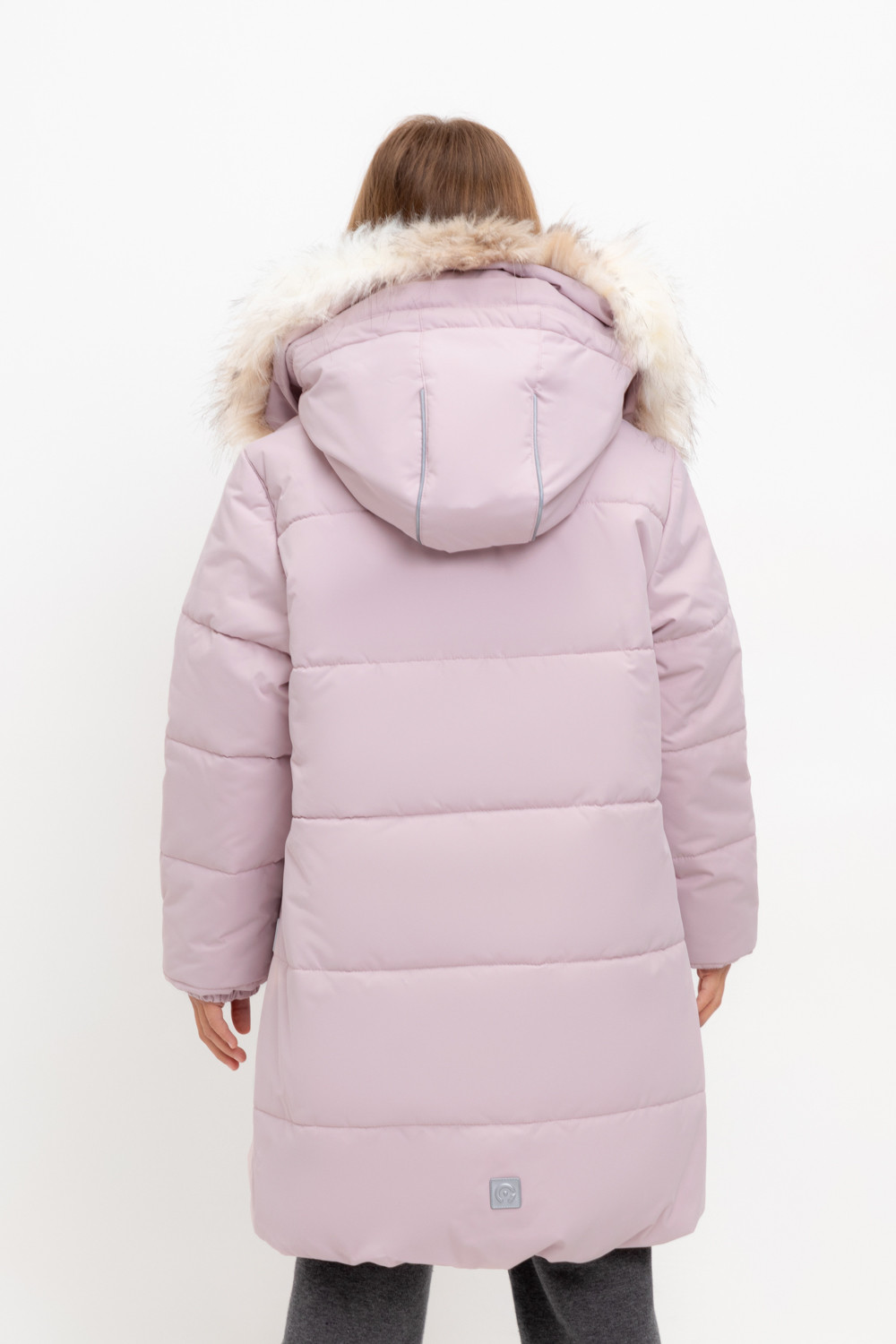 Пальто для девочки, артикул: ВК 38094/6 УЗГ, цвет: розовый, фото 4