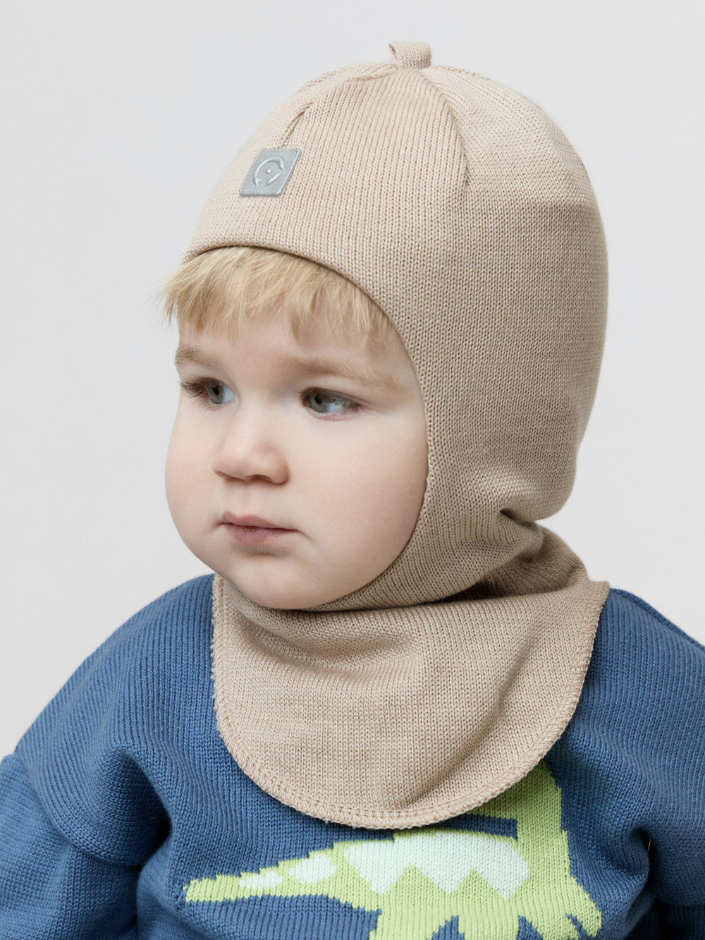 Шапка для девочки, артикул: КВ 20268, цвет: бежевый, фото 4