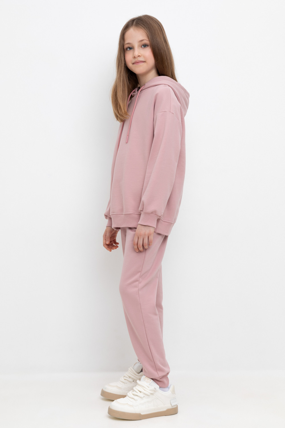 Брюки для девочки, артикул: КР 400731, цвет: розовый, фото 4