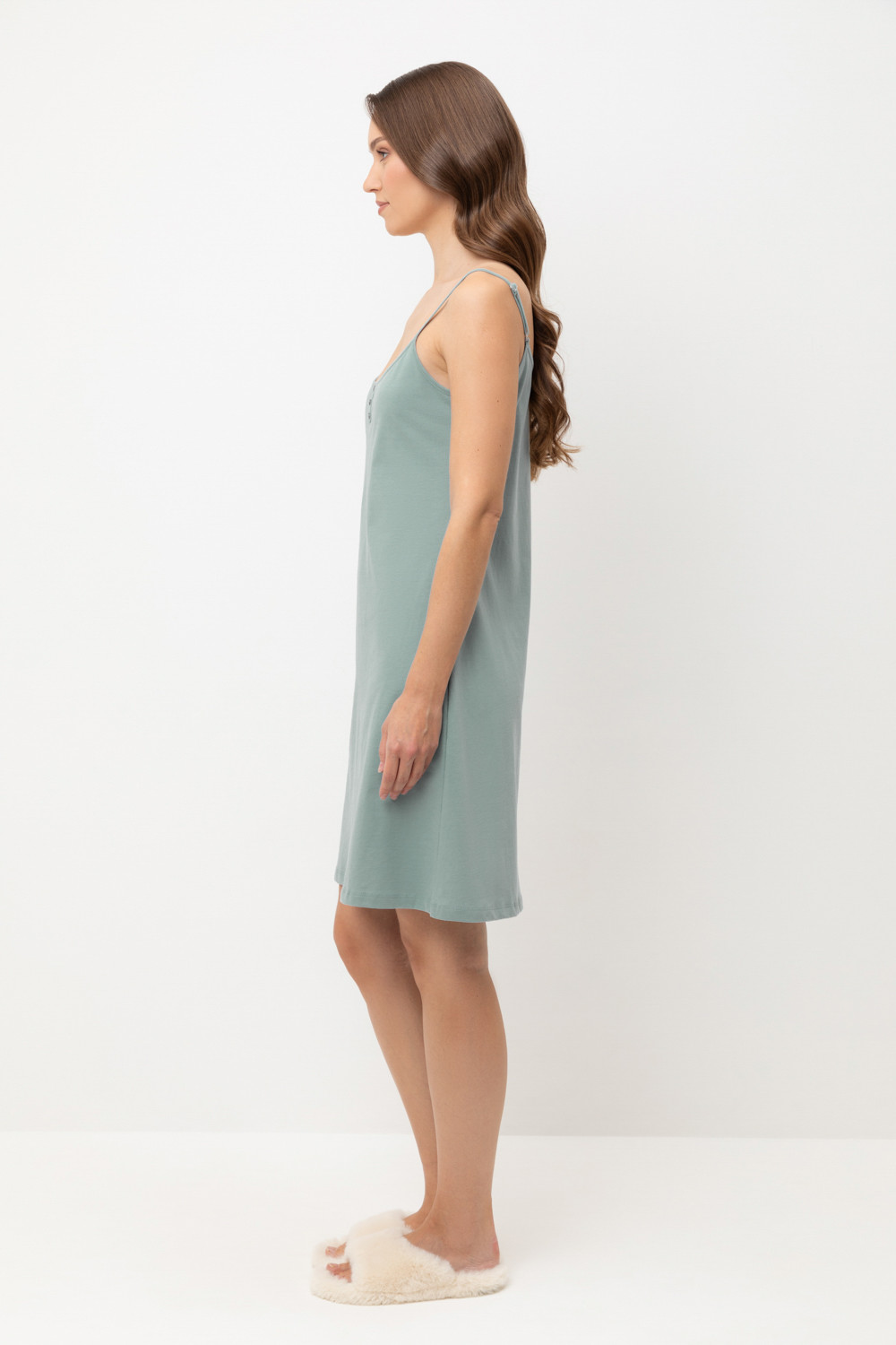 Сорочки ночные женские для мам, артикул: Е 10014/24, цвет: голубой, фото 4