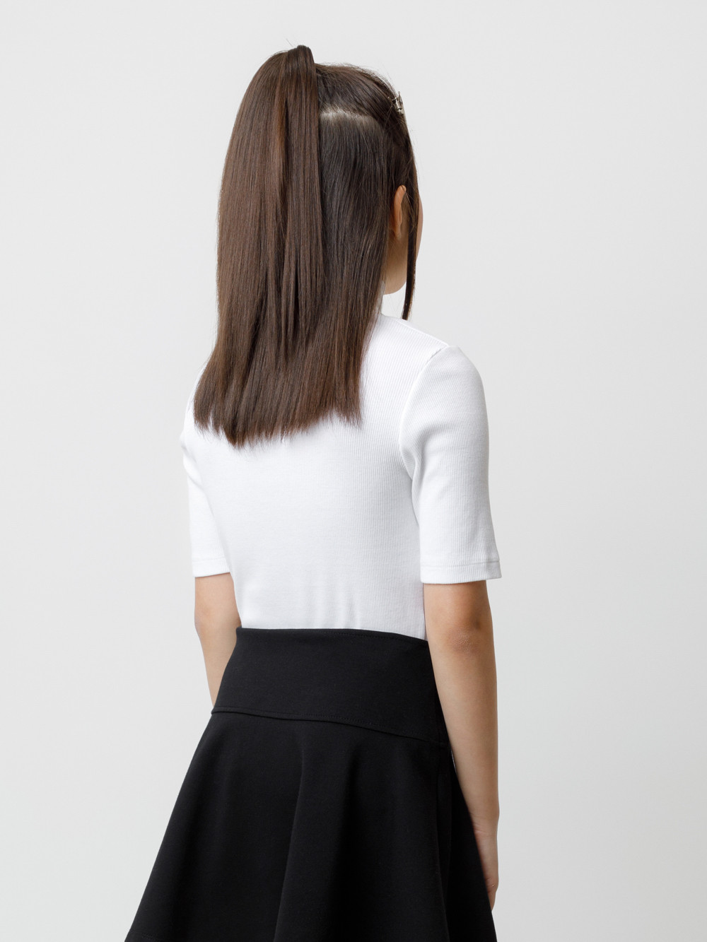 Водолазки для девочки, артикул: К 302151, цвет: белый, фото 4