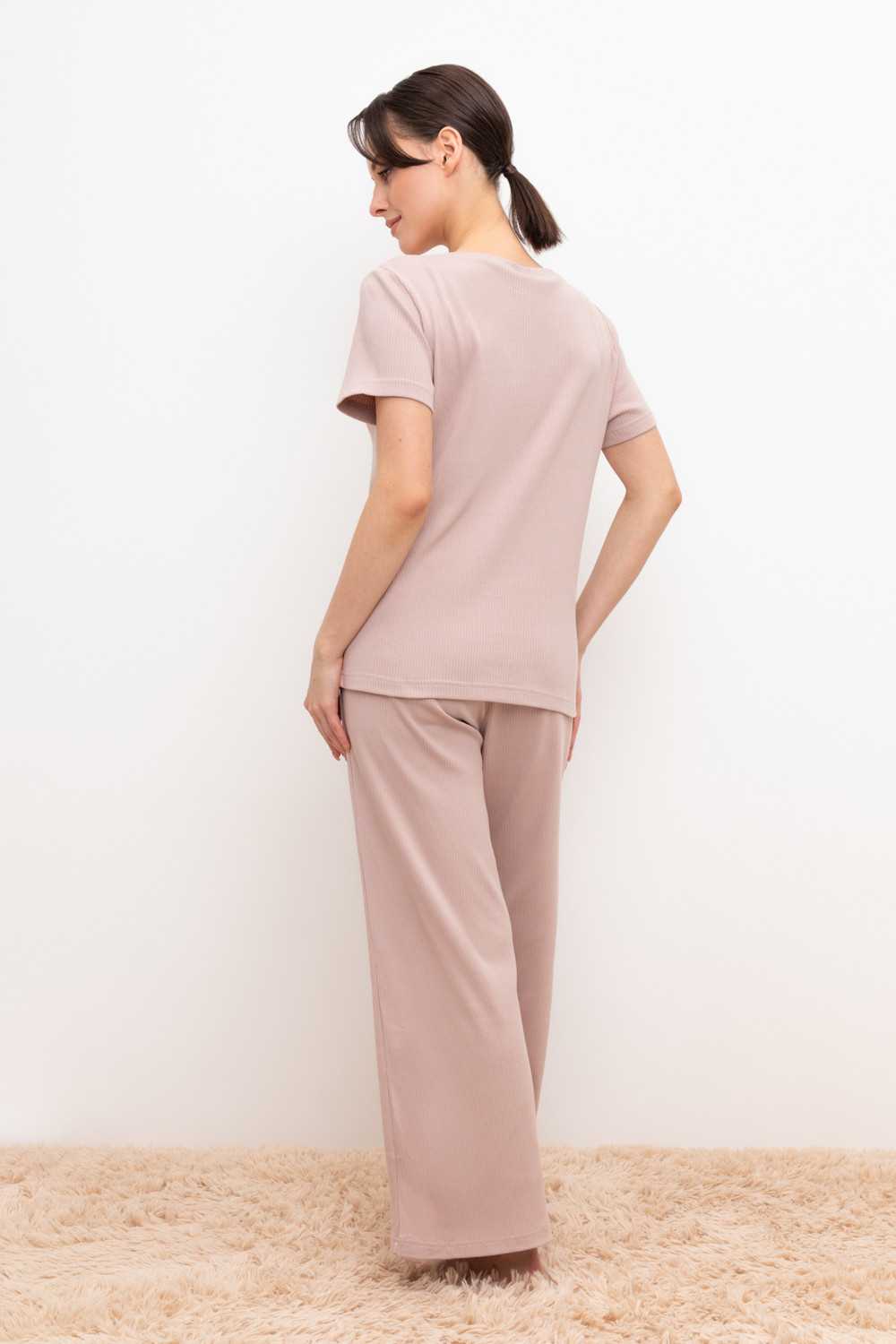 Комплекты для дома для мам, артикул: Е 20115, цвет: бежевый, фото 4