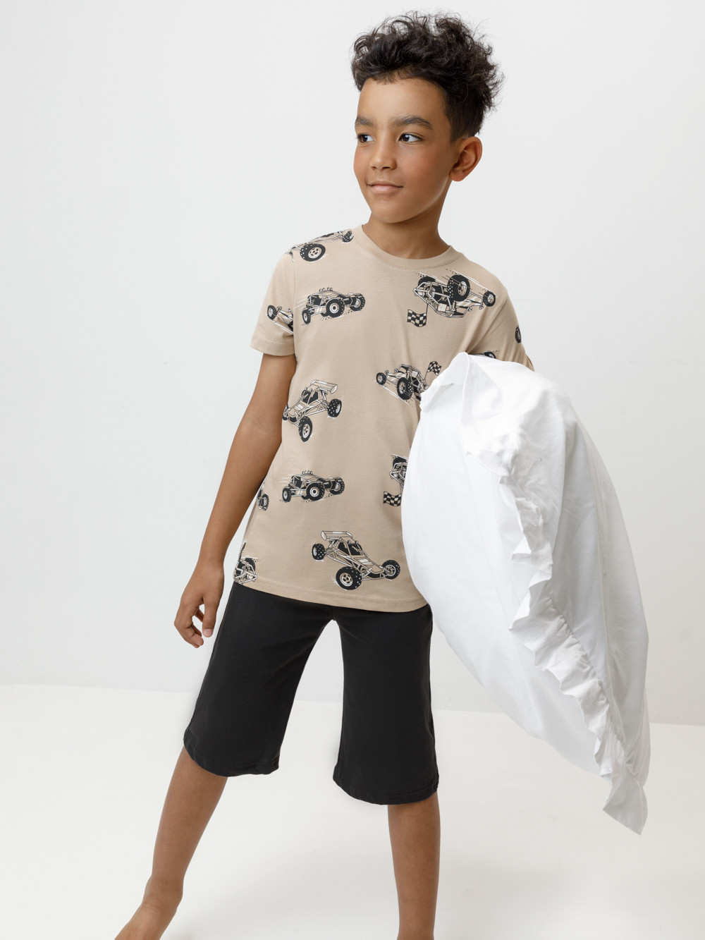 Пижама для мальчика, артикул: К 1614-1, цвет: бежевый, фото 3