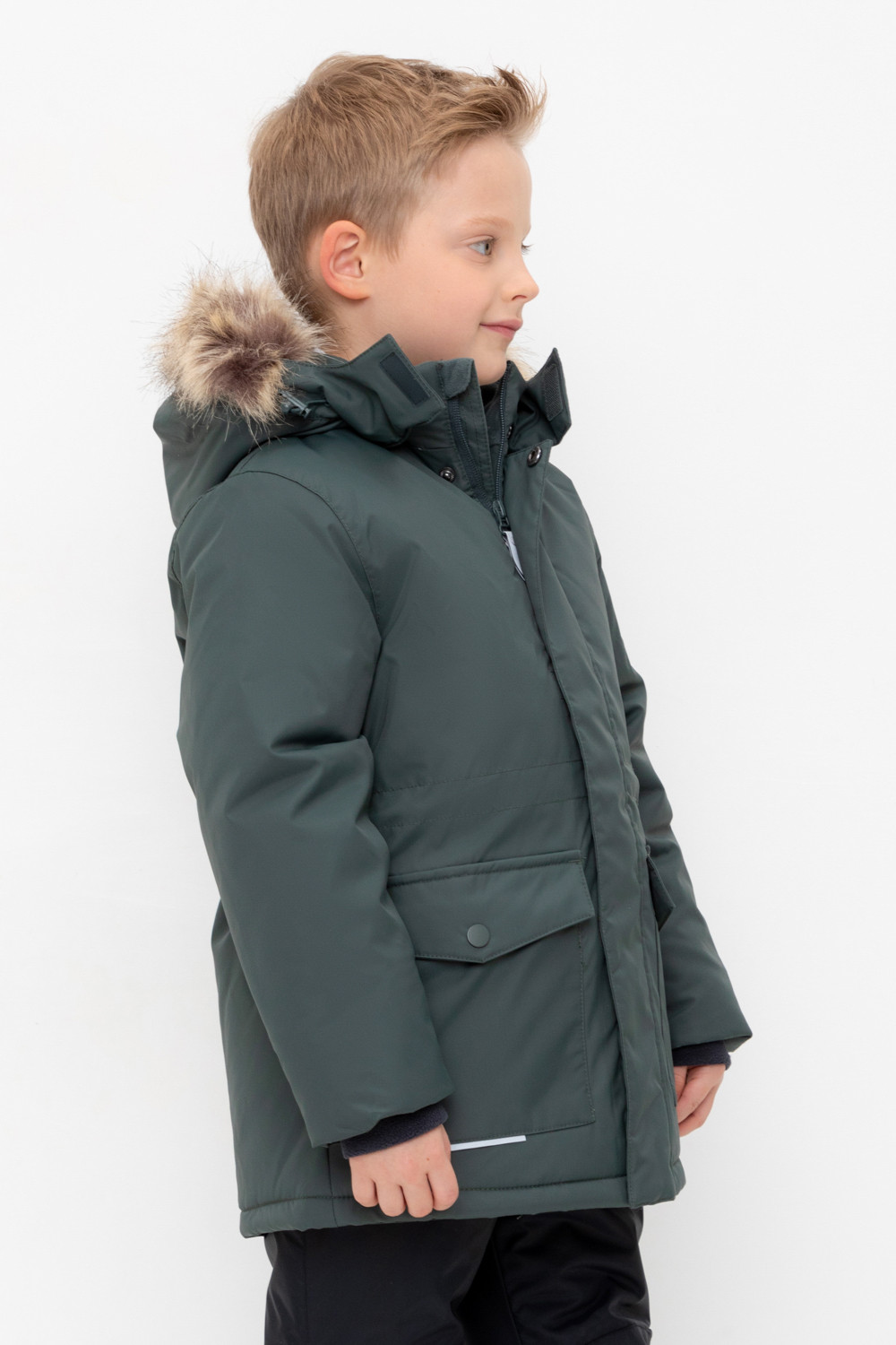Куртки для мальчика, артикул: ВК 36092/1 ГР, цвет: зеленый, фото 4