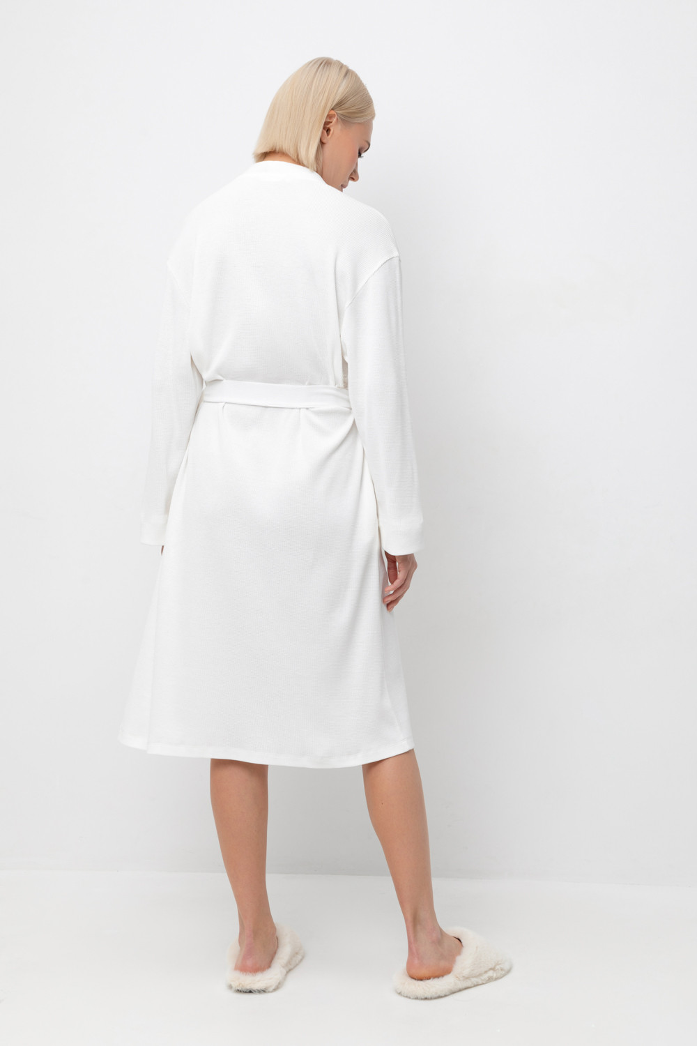 Халаты женские для мам, артикул: Е 50026, цвет: бежевый, фото 4