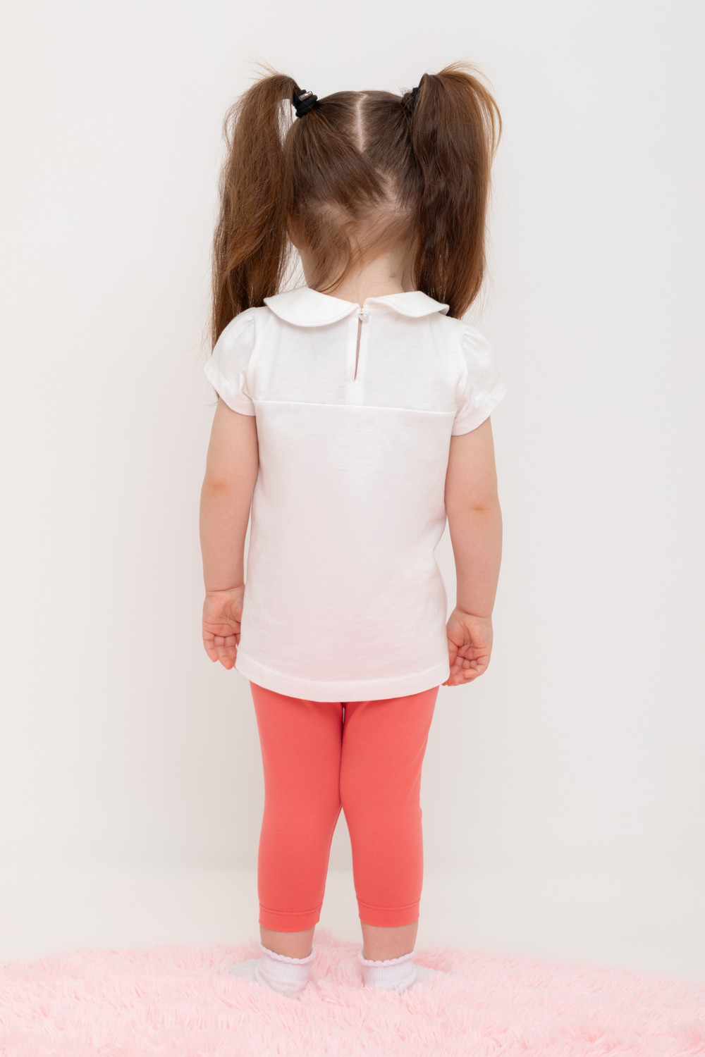 Бриджи для девочки, артикул: КП 4321, цвет: красный, фото 4