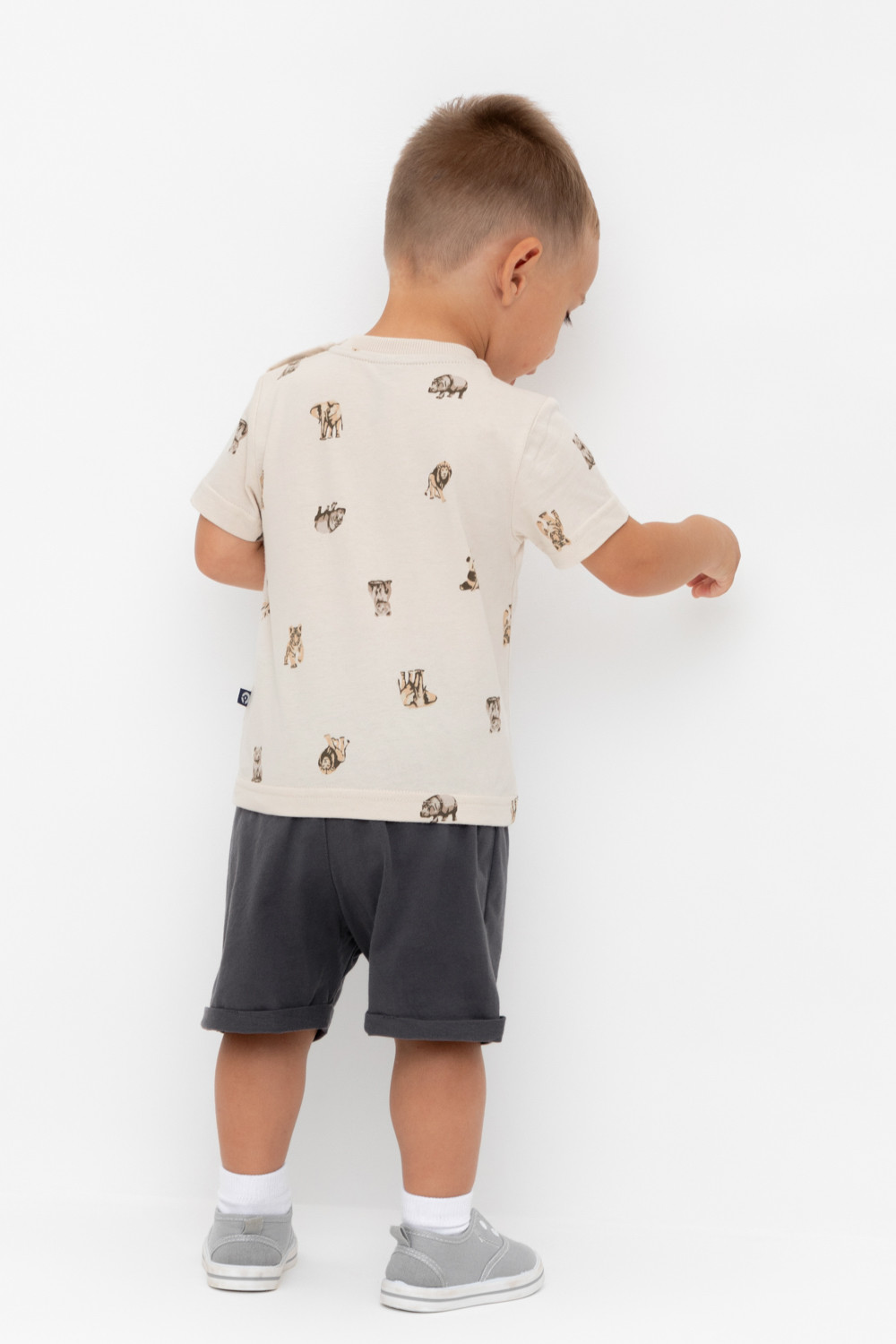 Шорты для мальчика, артикул: КР 400799, цвет: темно-серый, фото 4