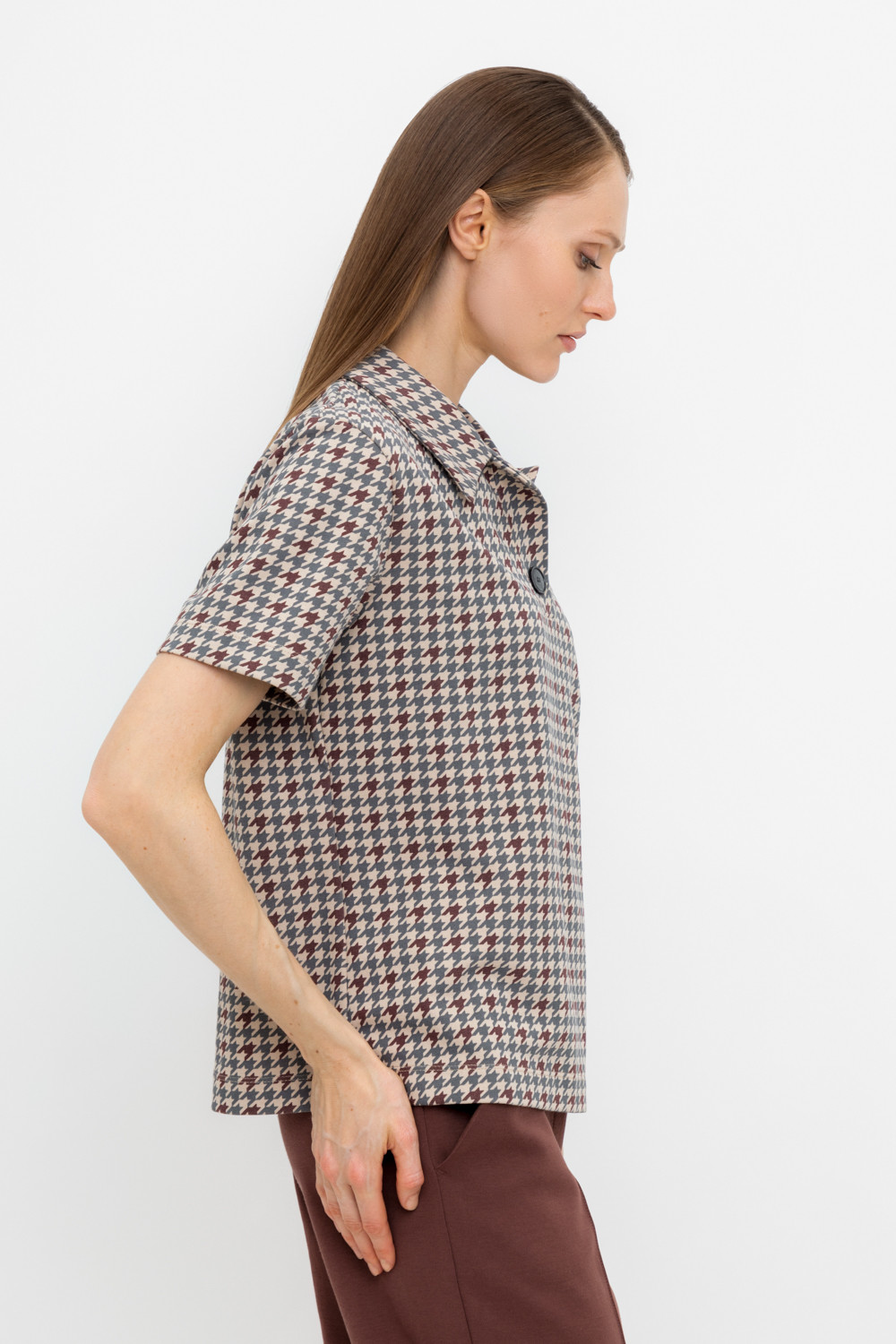 Футболки женские для мам, артикул: ЕВТ 3242, цвет: бежевый, фото 4