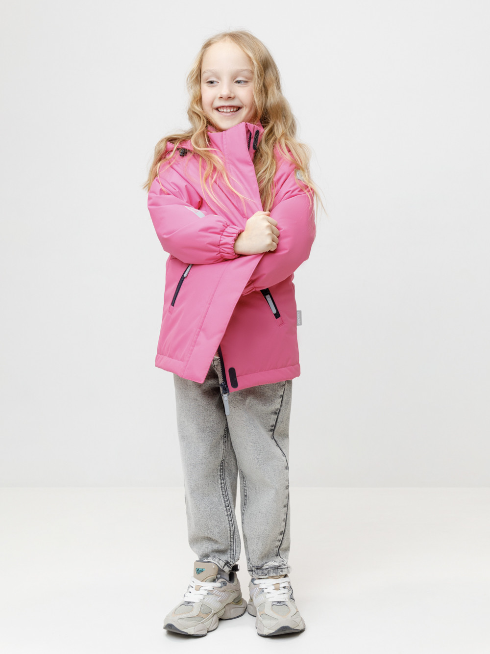 Куртка для девочки, артикул: ВК 32189/2 УЗГ, цвет: розовый, фото 4