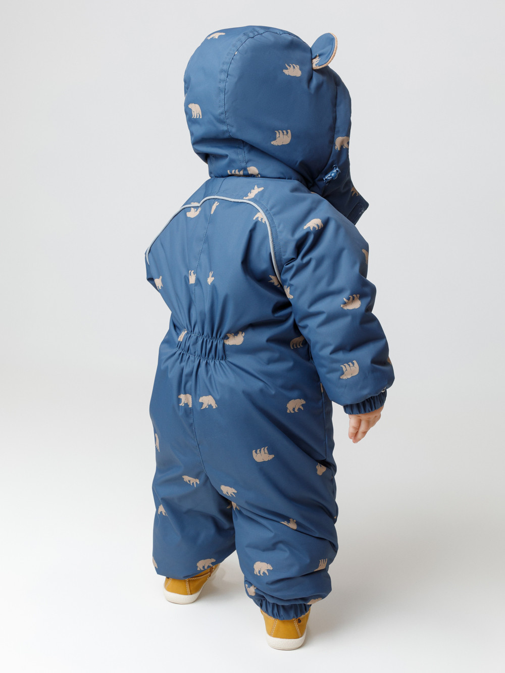 Комбинезоны утепленные для мальчика, артикул: ВК 60133/н/2 УЗГ, цвет: темно-синий, фото 4