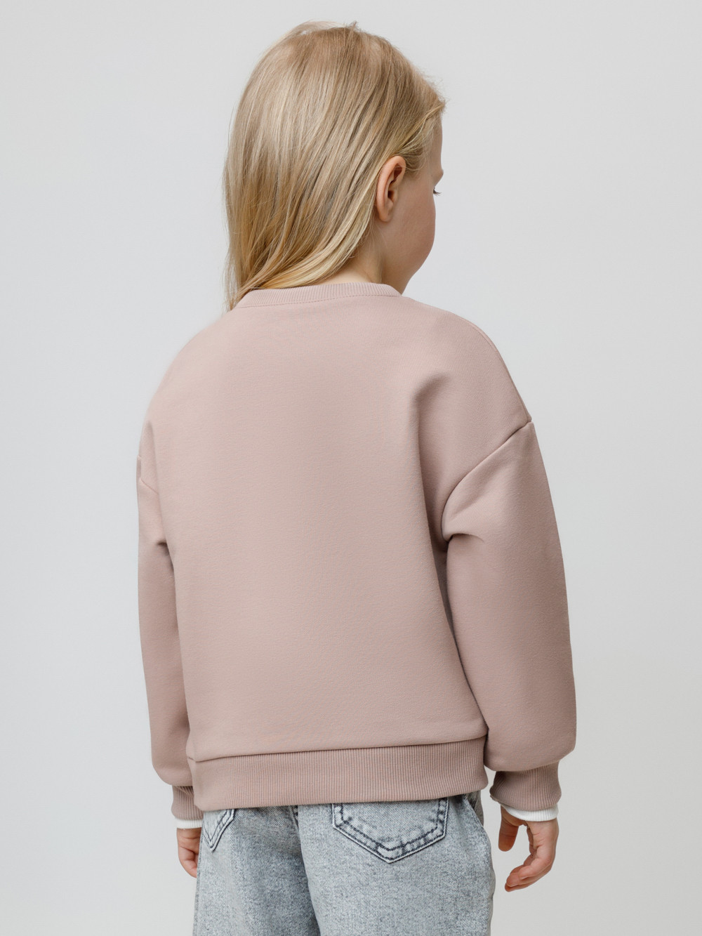 Свитшоты для девочки, артикул: КР 302816, цвет: кофейный, фото 4