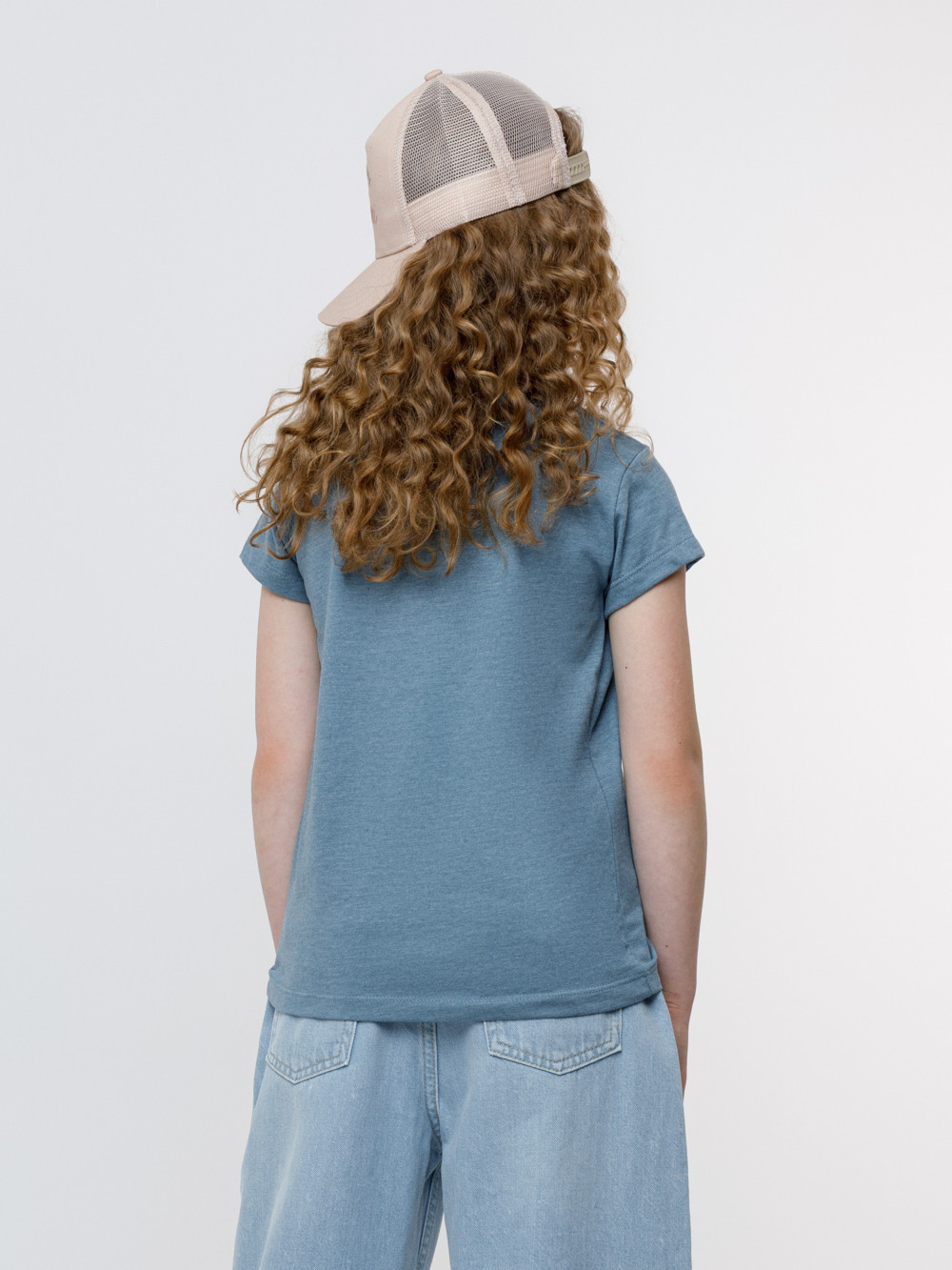 Футболка для девочки, артикул: КП 302763/1, цвет: голубой, фото 4