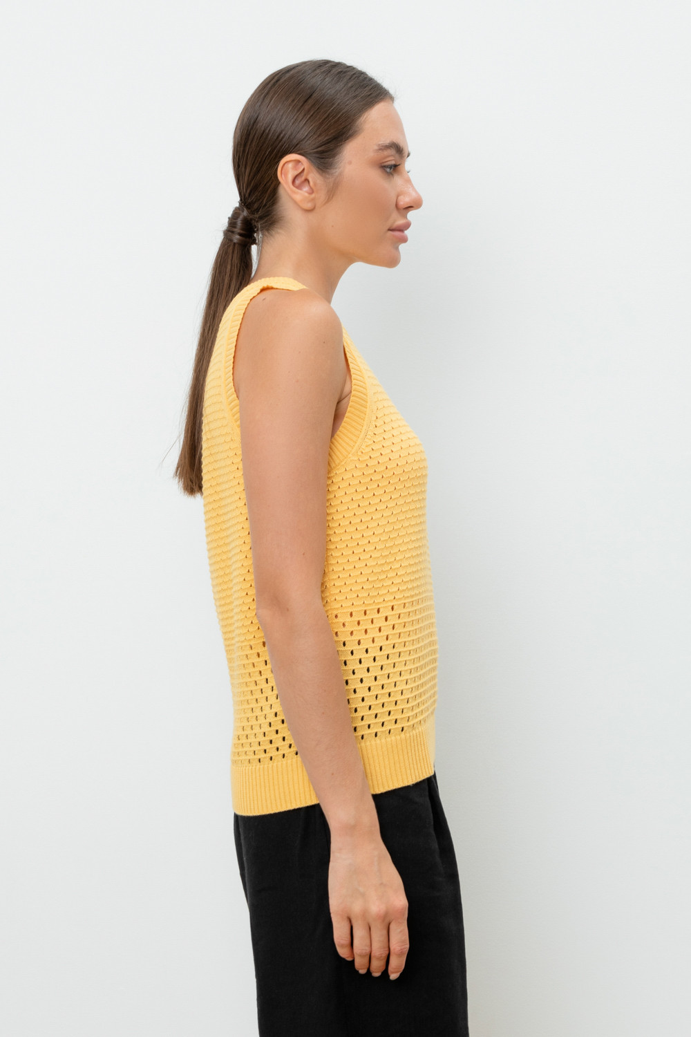 Майки женские для мам, артикул: ЕВ 30162, цвет: желтый, фото 4