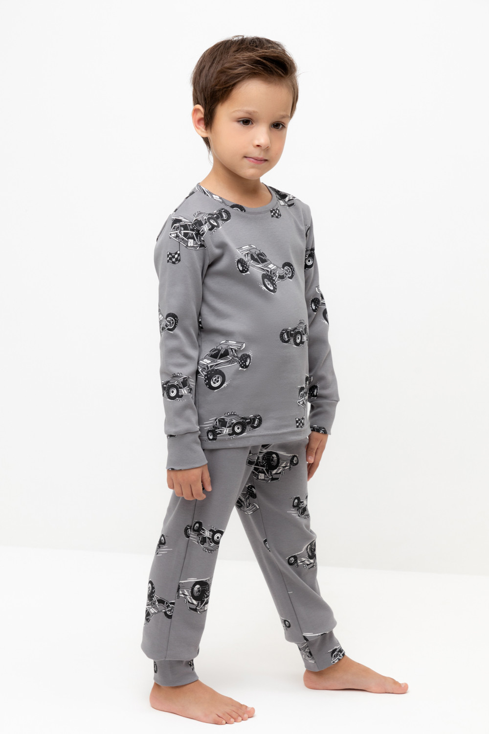 Пижама для мальчика, артикул: К 1552, цвет: серый, фото 4