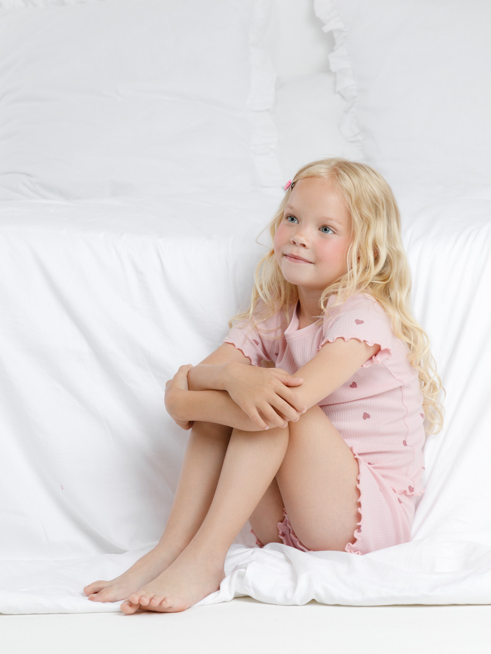 Пижама для девочки, артикул: К 1652, цвет: розовый, фото 4