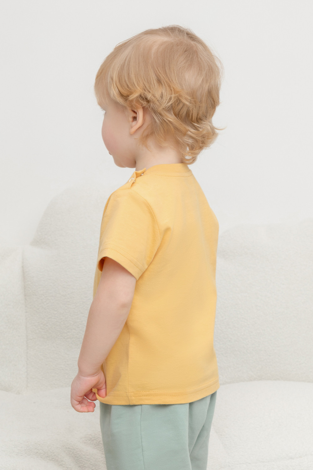Футболка для мальчика, артикул: КР 302409, цвет: желтый, фото 4