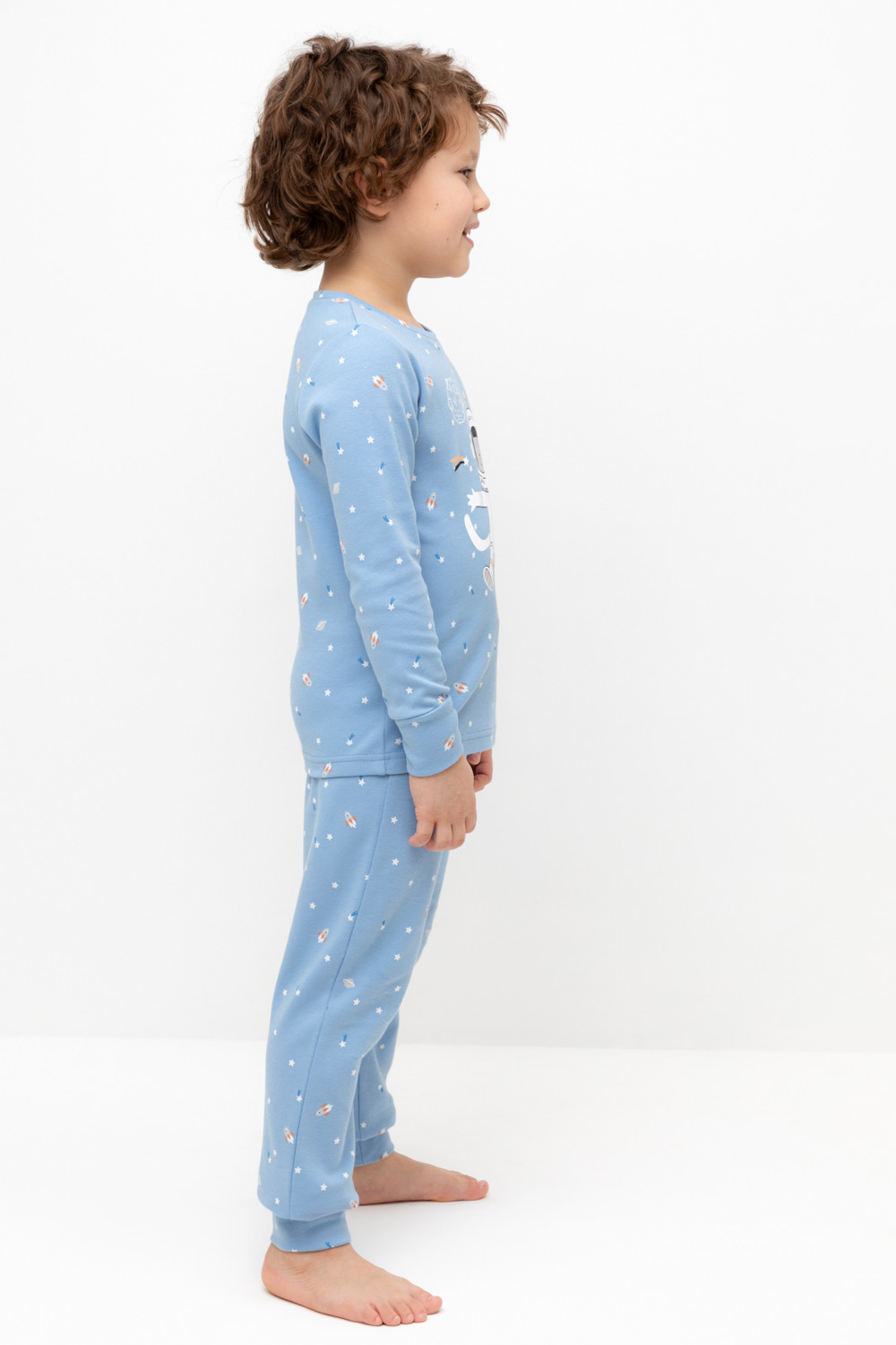 Пижама для мальчика, артикул: К 1621, цвет: голубой, фото 4