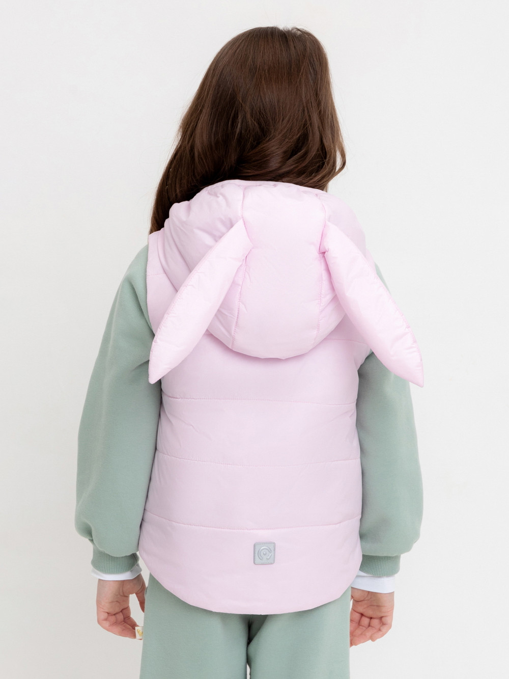 Жилет для девочки, артикул: ВК 35010/7 ГР, цвет: розовый, фото 4