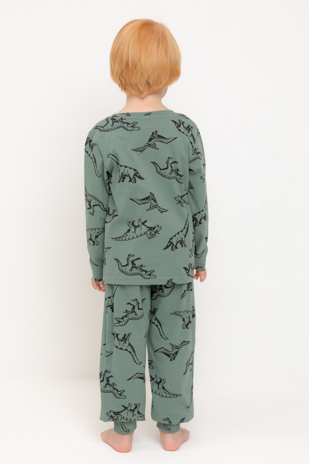 Пижама для мальчика, артикул: К 1561, цвет: зеленый, фото 4