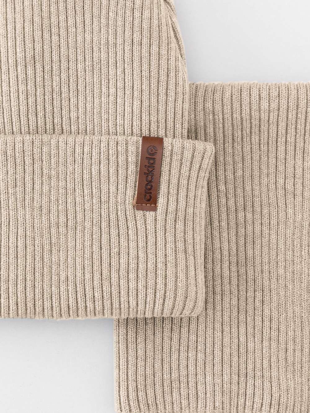 Комплекты вязаные, артикул: КВ 22019, цвет: бежевый, фото 4