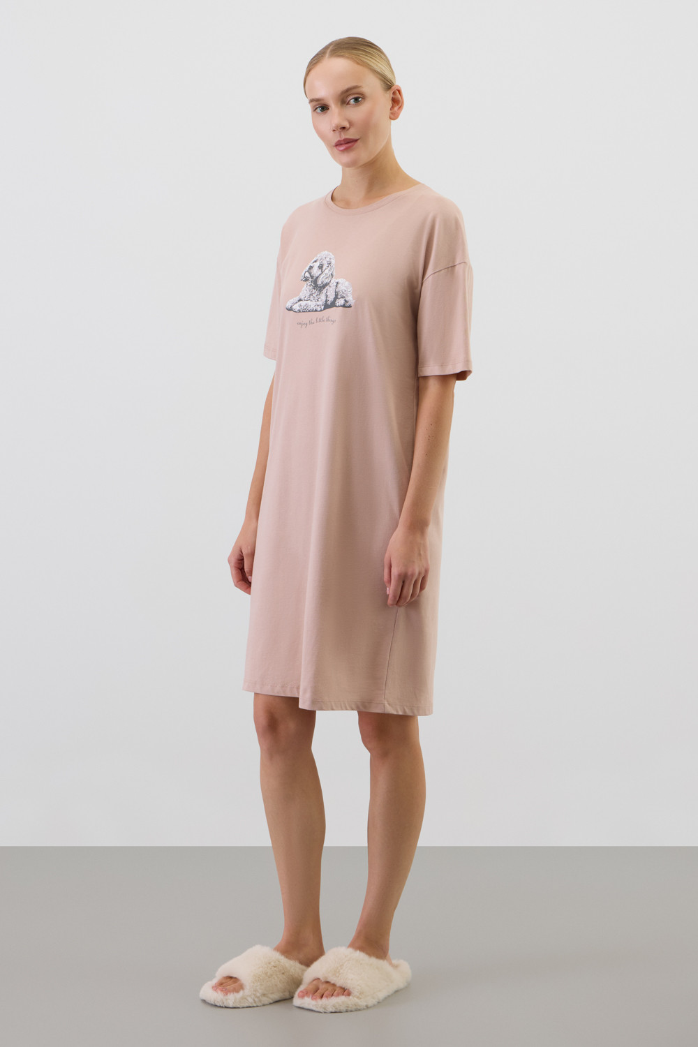 Сорочки ночные женские для мам, артикул: Е 10065, цвет: коричневый, фото 4