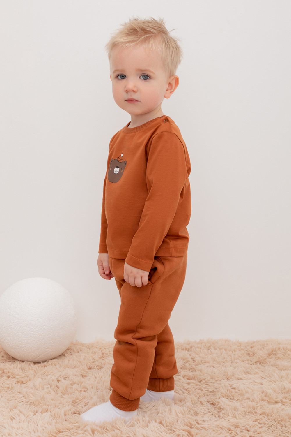 Брюки для мальчика, артикул: КР 400602, цвет: коричневый, фото 4