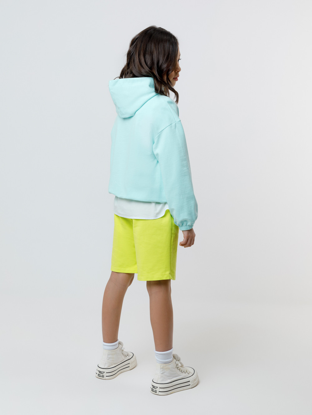 Шорты для девочки, артикул: КП 400532, цвет: ярко-зеленый, фото 4