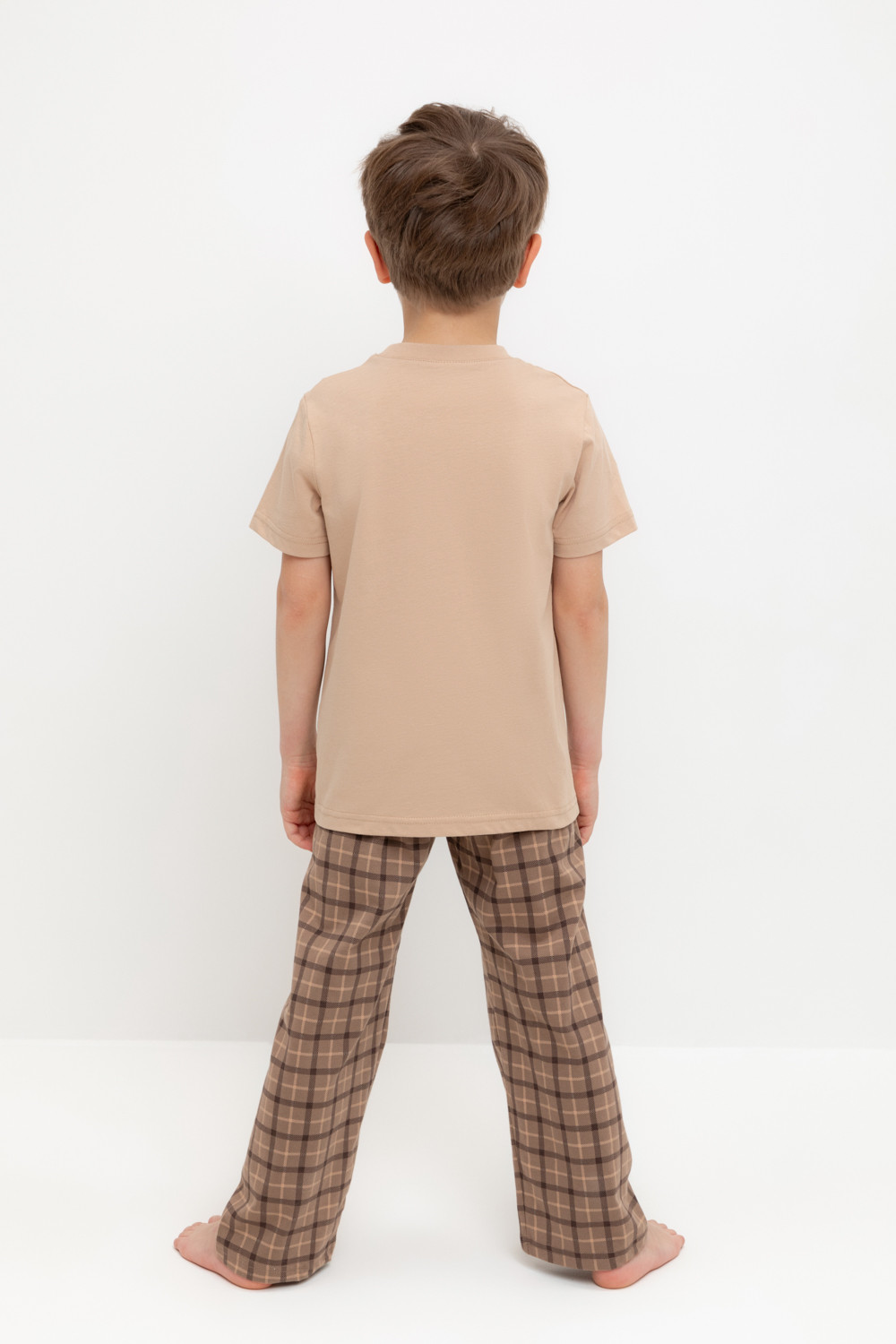 Пижама для мальчика, артикул: К 1599, цвет: бежевый, фото 4