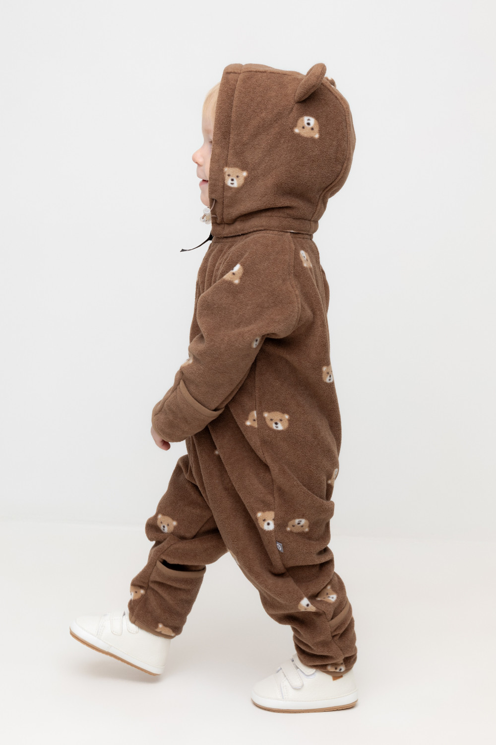 Комбинезон для мальчика, артикул: ФЛ 60008/н/1 ГР, цвет: коричневый, фото 4