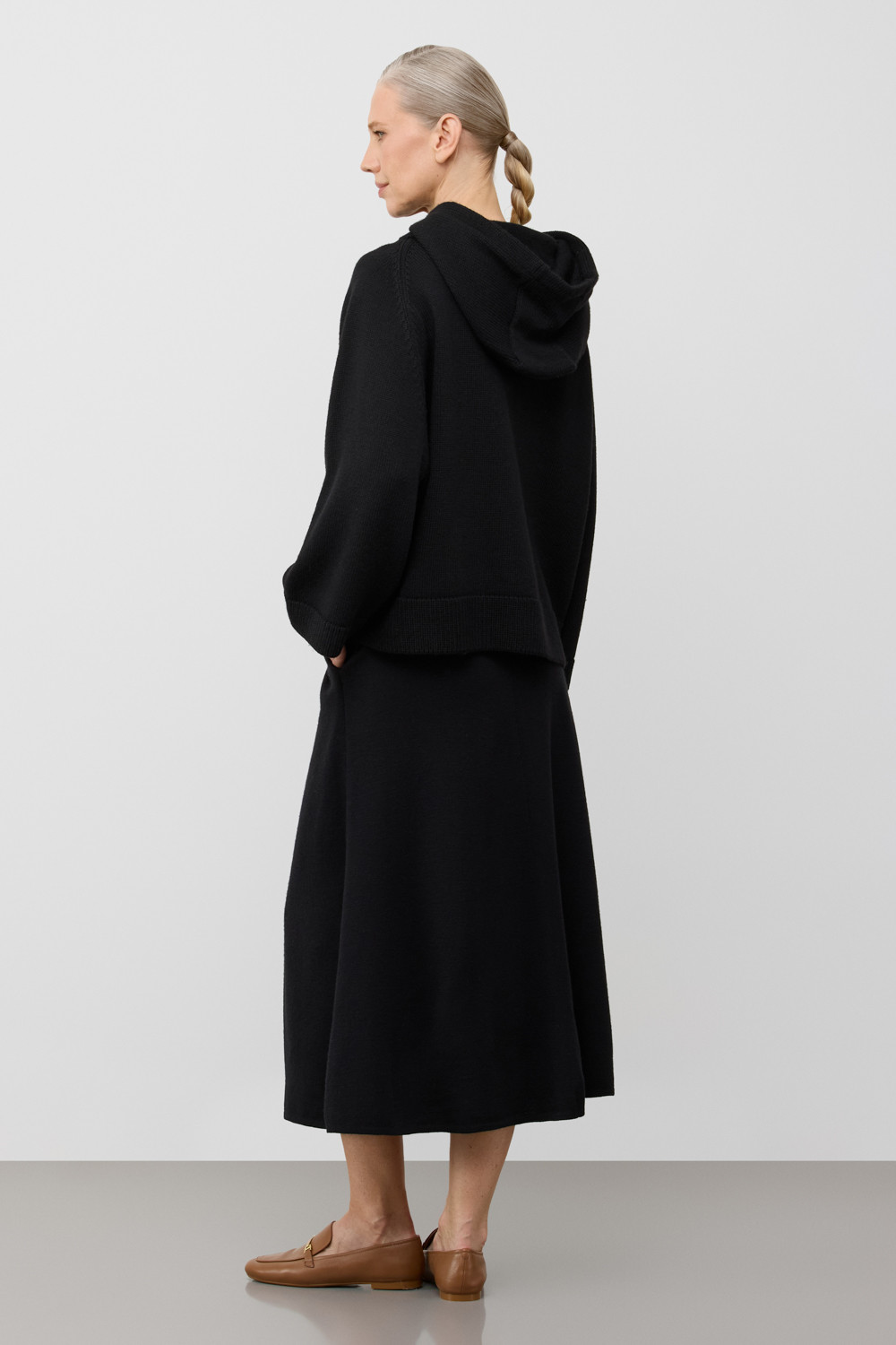 Джемперы женские для мам, артикул: ЕВ 30256/ш, цвет: черный, фото 4