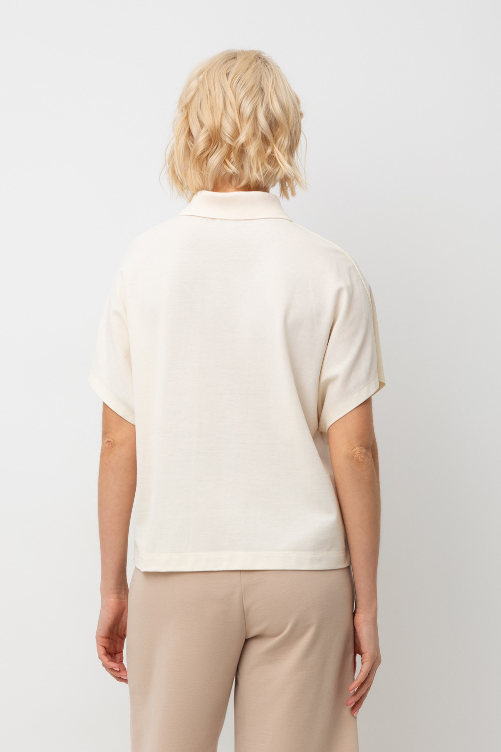 Джемперы женские для мам, артикул: ЕВТ 3288, цвет: бежевый, фото 4