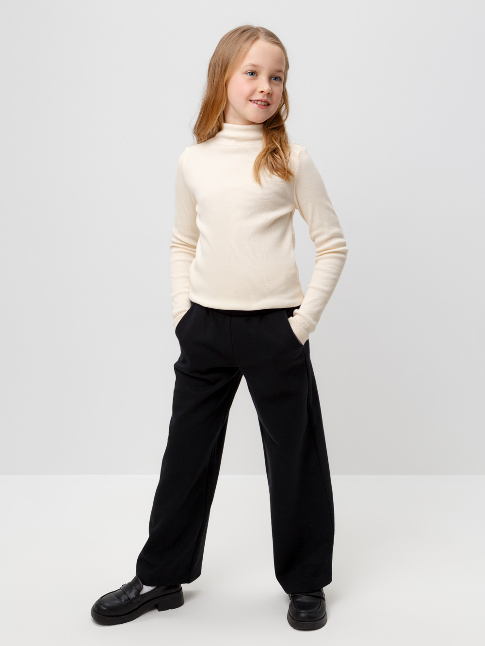 Водолазки для девочки, артикул: КР 302674-1, цвет: голубой, фото 3