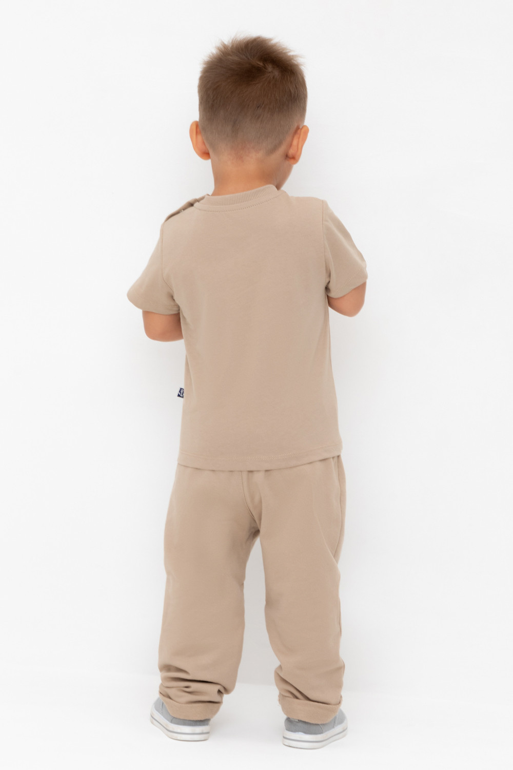 Брюки для мальчика, артикул: КР 400722, цвет: бежевый, фото 4