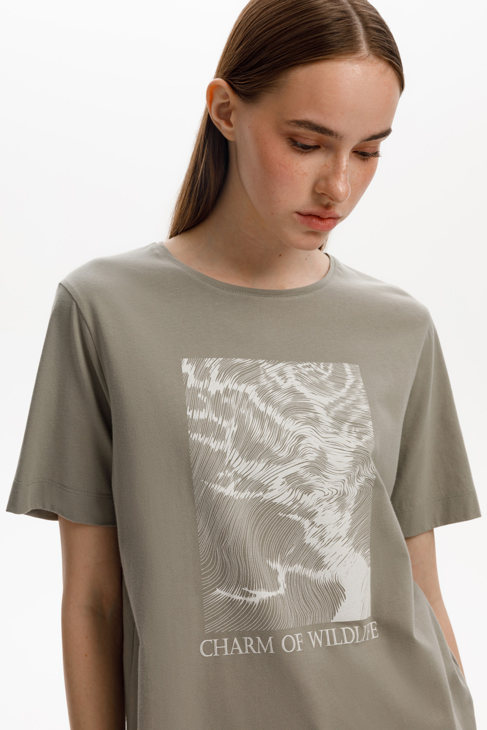 Футболки женские для мам, артикул: ЕВТ 3289, цвет: зеленый, фото 4