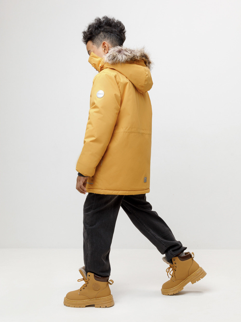 Куртки для мальчика, артикул: ВК 36092/2 ГР, цвет: желтый, фото 3