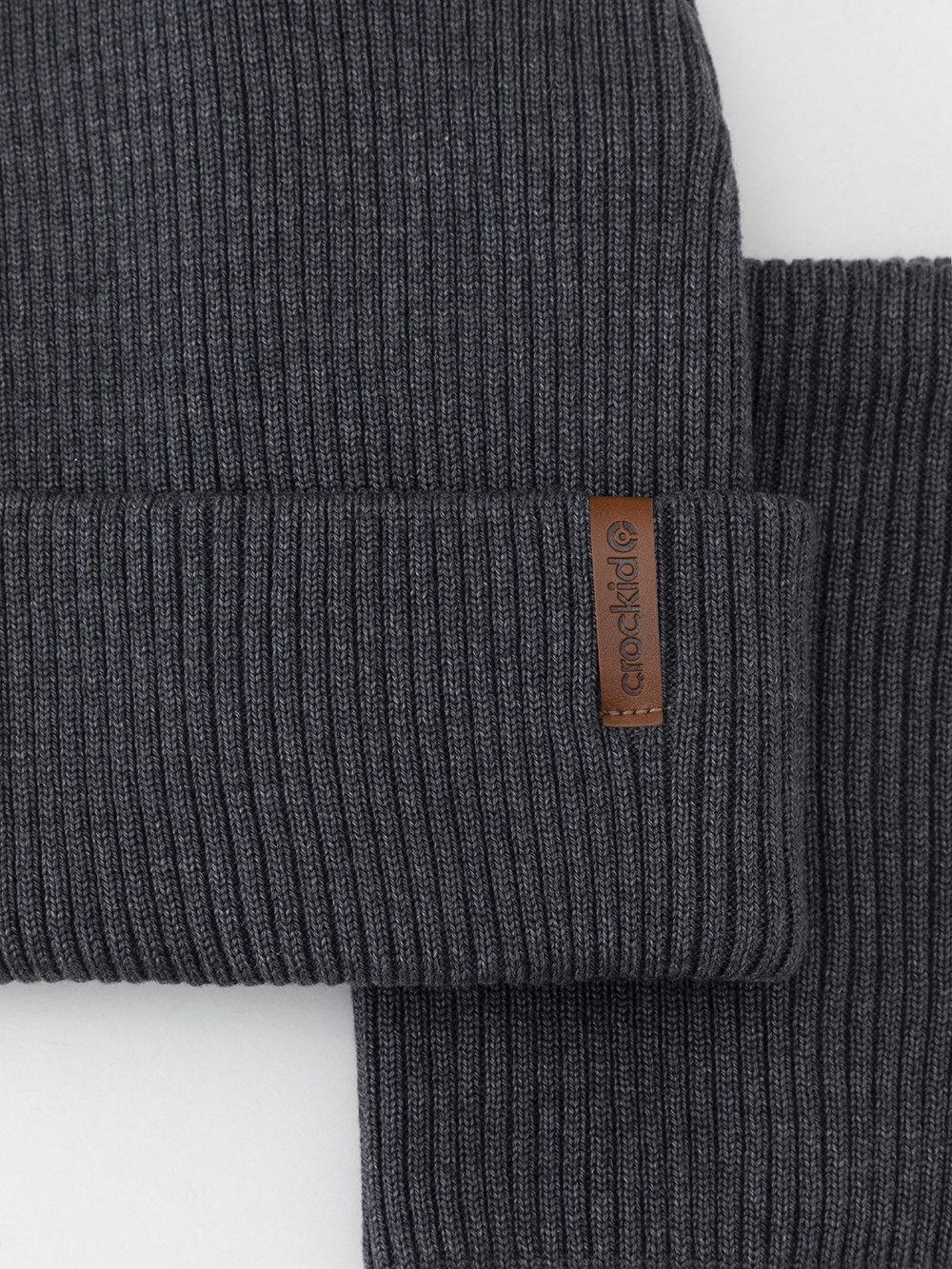 Комплект вязаный для мальчика, артикул: КВ 22019, цвет: темно-серый, фото 4