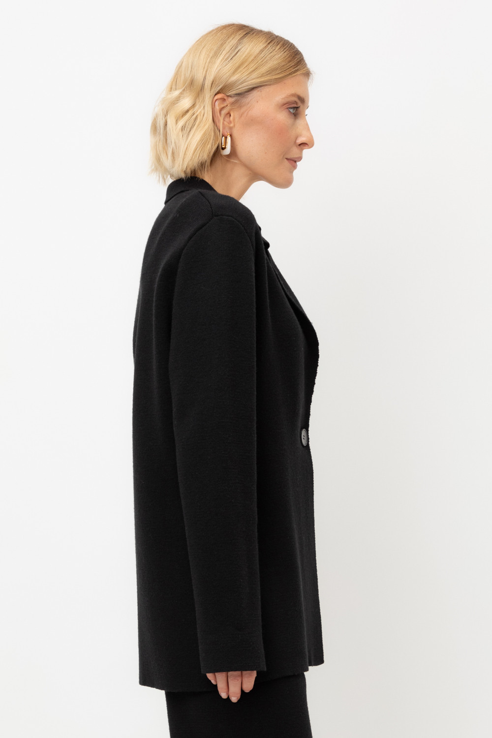 Жакеты, куртки женские для мам, артикул: ЕВ 30201/ш, цвет: черный, фото 4