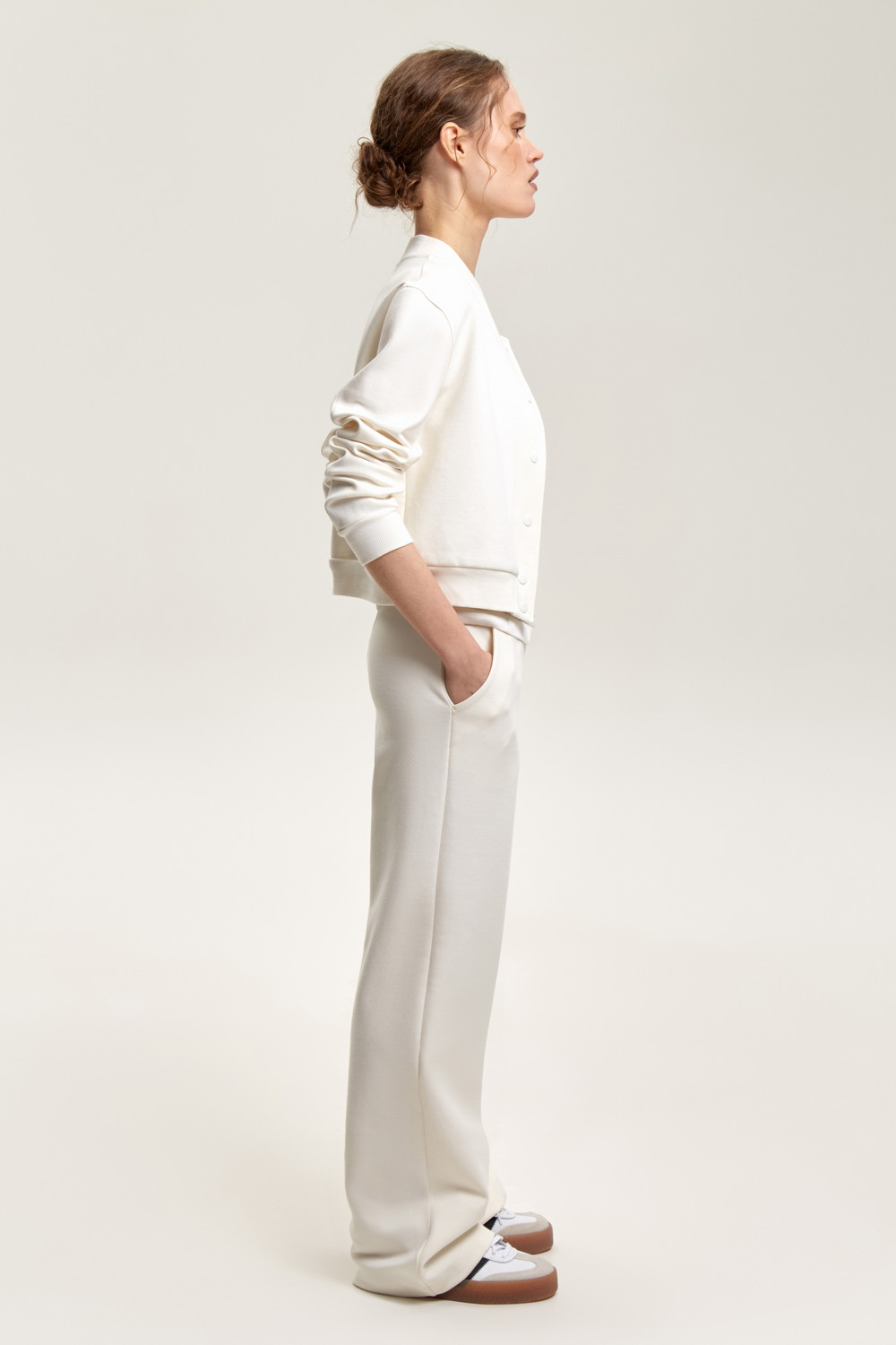 Жакеты, куртки женские для мам, артикул: ЕВТ 3273, цвет: бежевый, фото 4