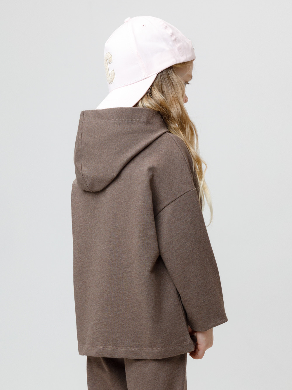 Джемпер для девочки, артикул: КП 302328, цвет: коричневый, фото 4