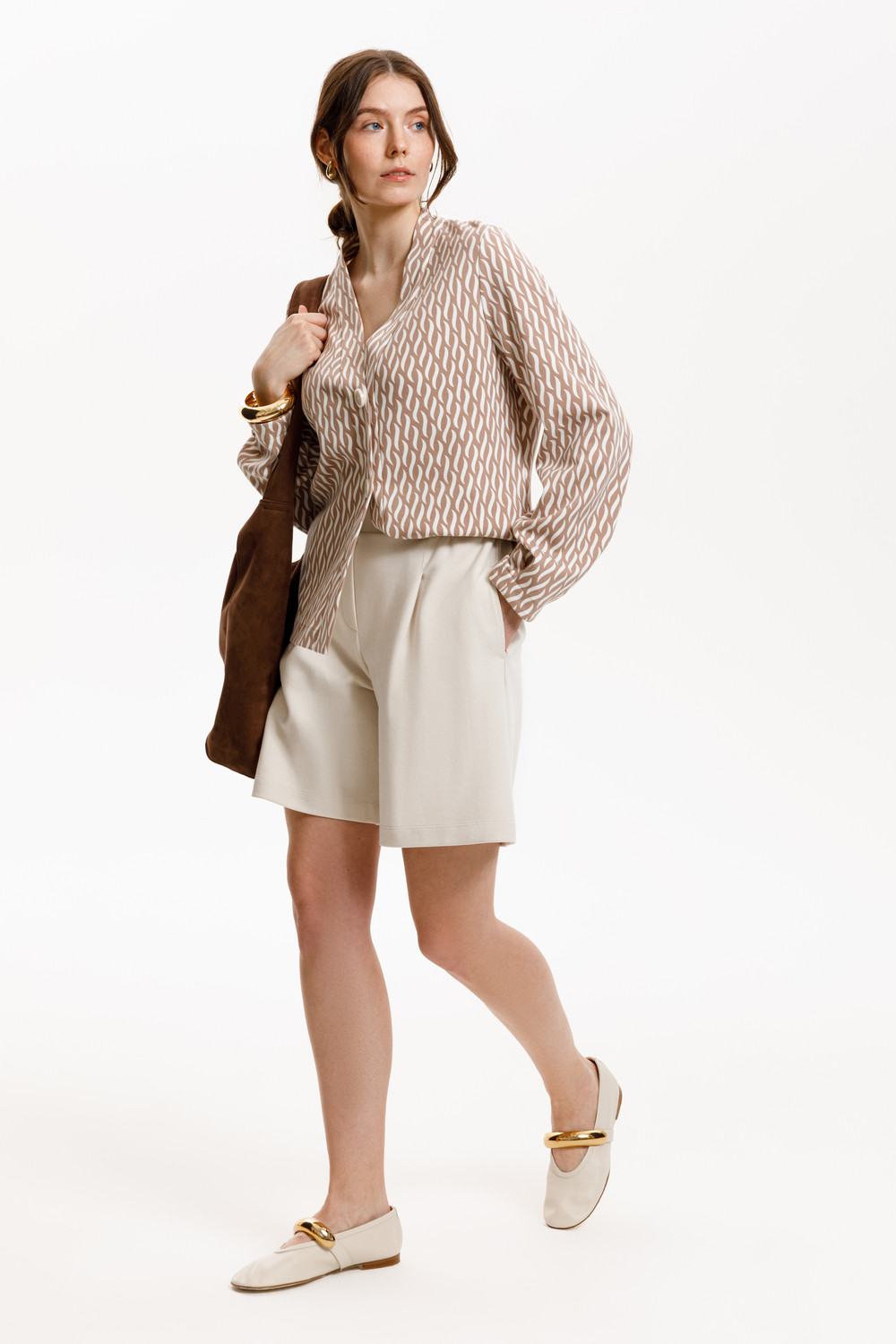 Жакеты, куртки женские для мам, артикул: ЕВТ 3284, цвет: бежевый, фото 4