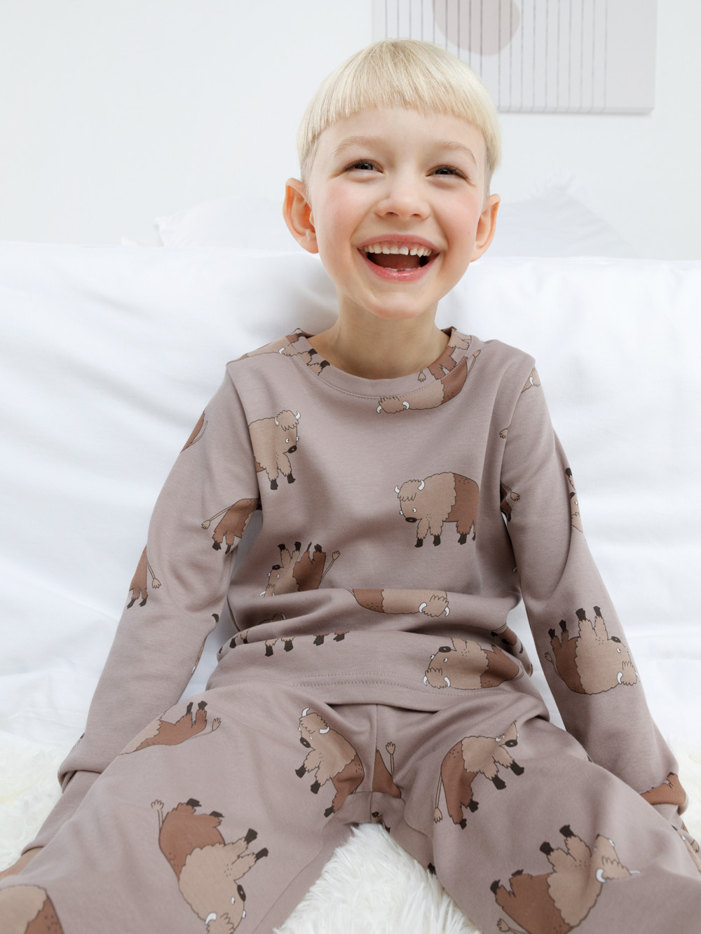 Пижама для мальчика, артикул: К 1552, цвет: кофейный, фото 4