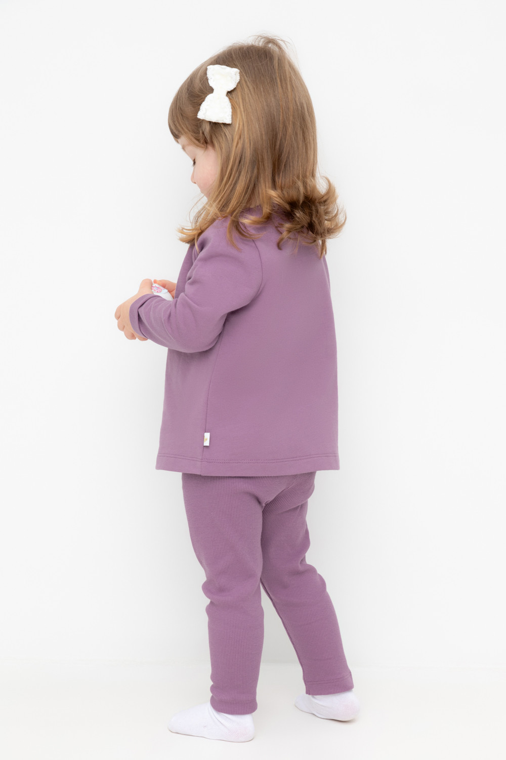 Лосины для девочки, артикул: КР 400597, цвет: бордовый, фото 4