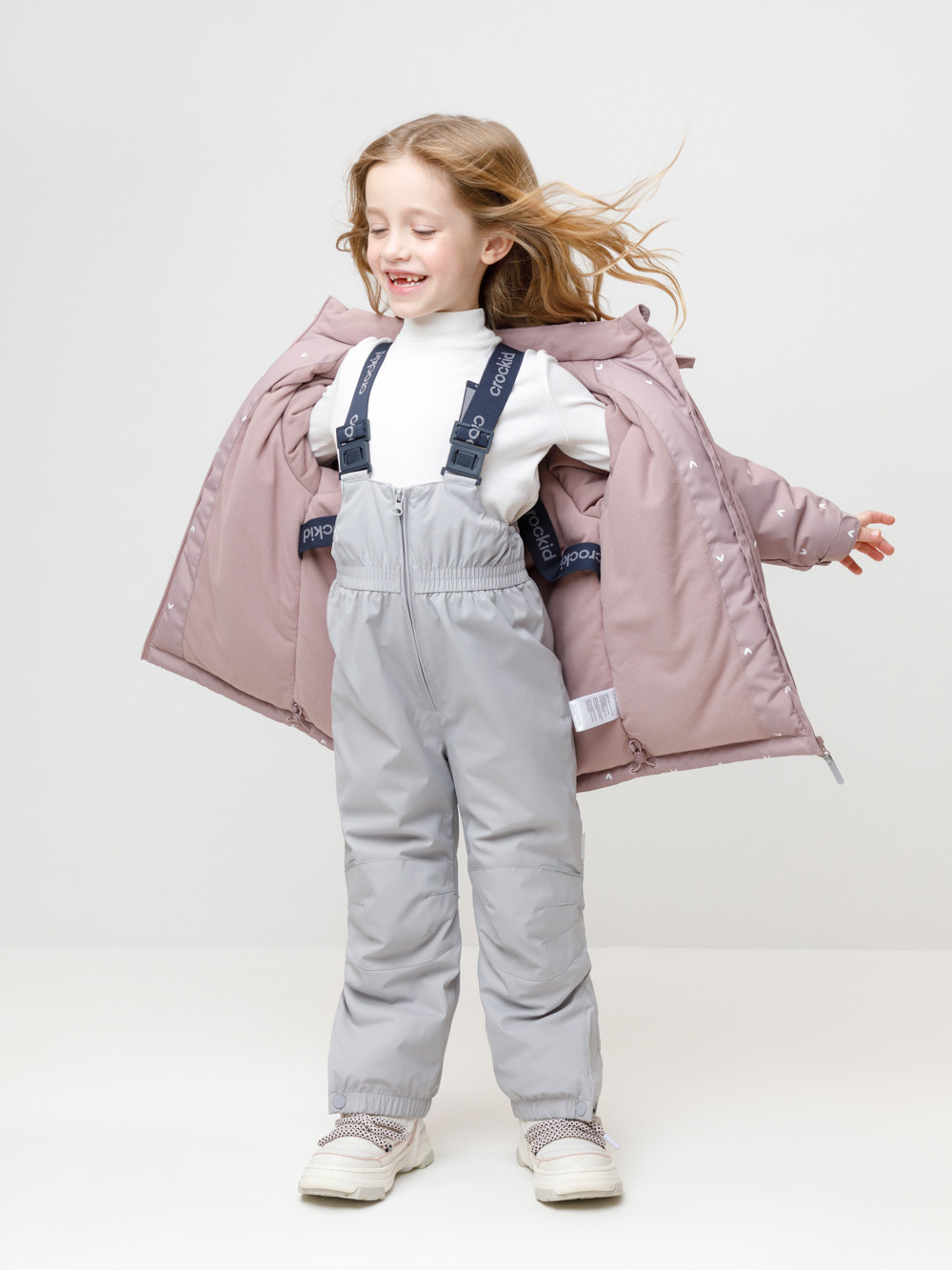 Куртка для девочки, артикул: ВК 38121/н/1 ГР, цвет: розовый, фото 4