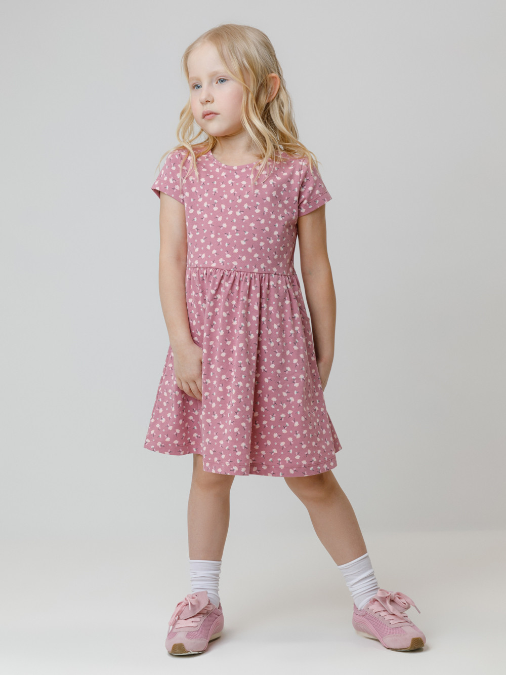 Платье для девочки, артикул: КР 5644, цвет: розовый, фото 4