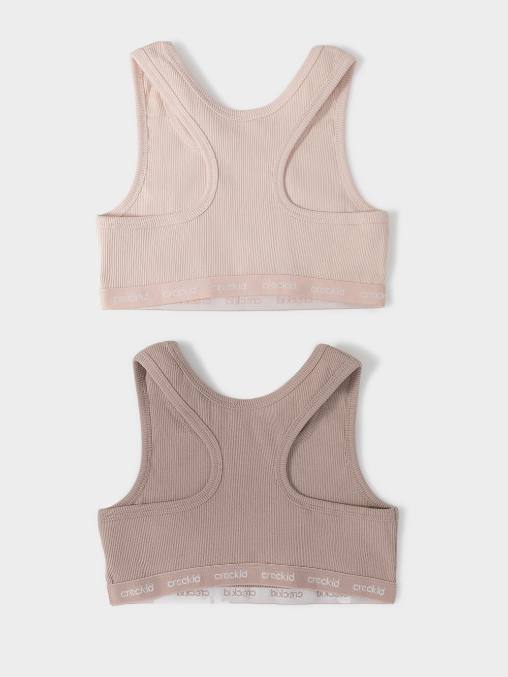 Майки для девочки, артикул: К 1196-2уп, цвет: кофейный, фото 4