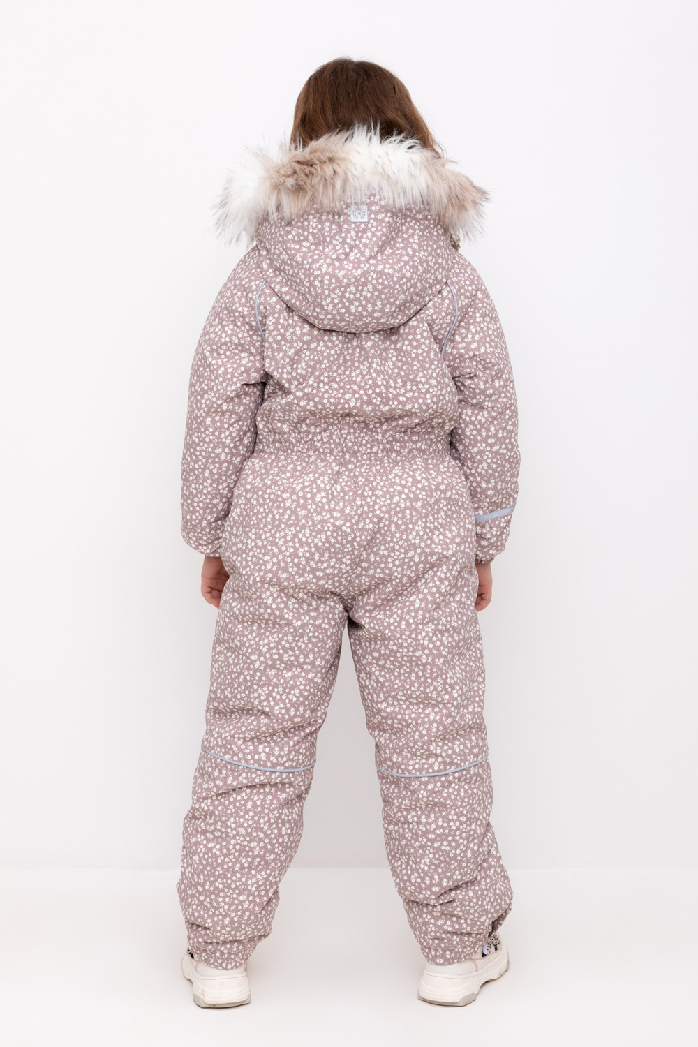 Комбинезоны утепленные для девочки, артикул: ВК 60098/н/5 ГР, цвет: розовый, фото 4
