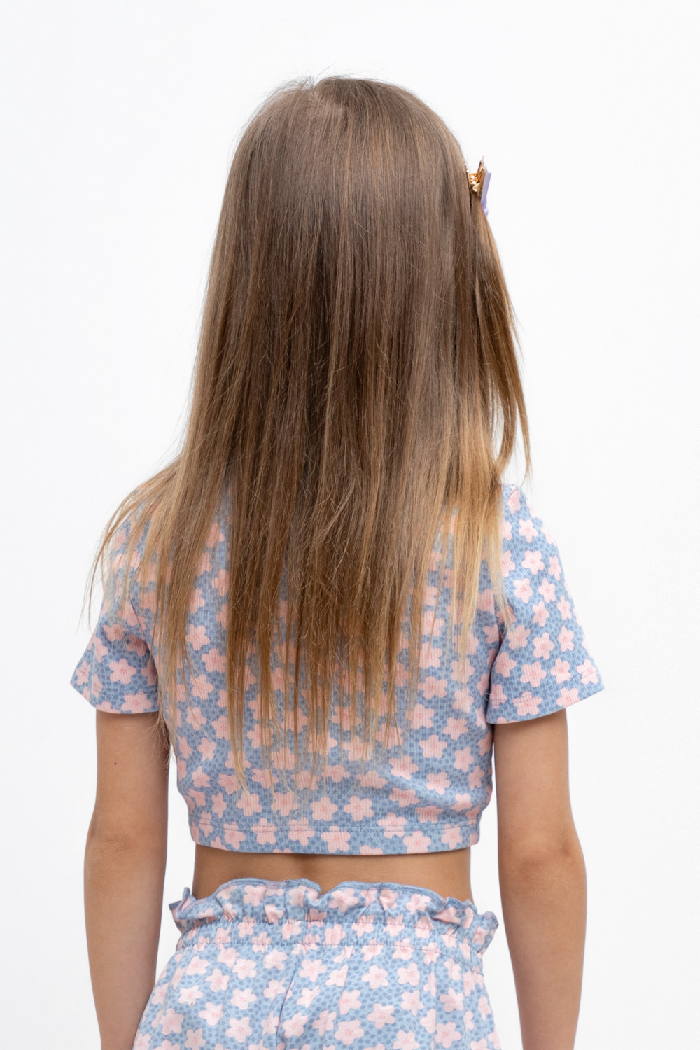 Футболка для девочки, артикул: КР 302459, цвет: светло-голубой, фото 4