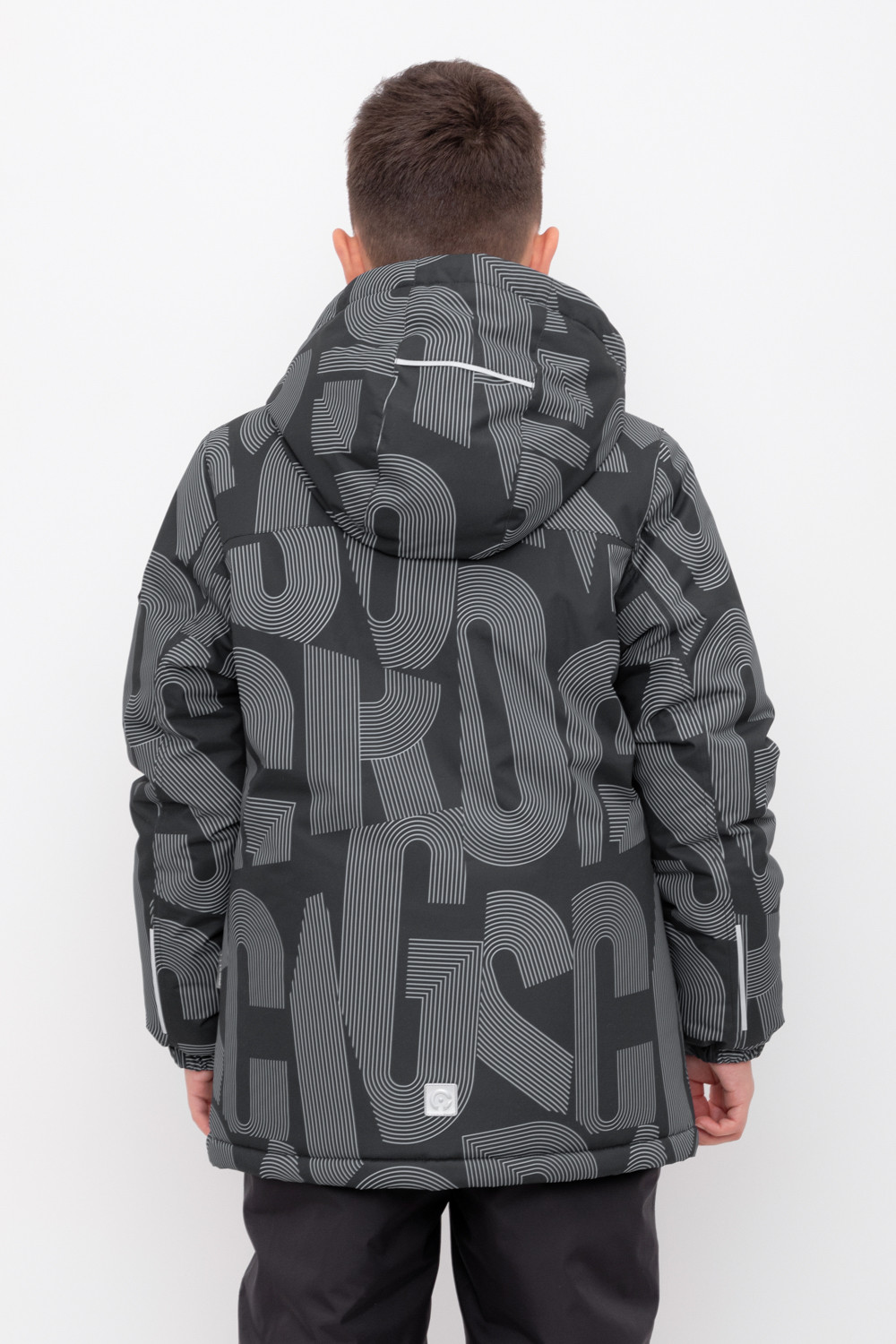 Куртки для мальчика, артикул: ВК 36088/н/2 ГР, цвет: черный3, фото 4