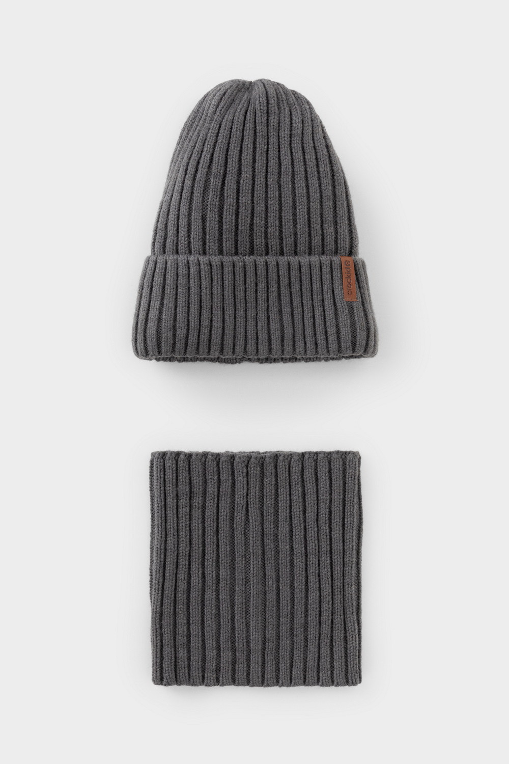 Комплекты вязаные, артикул: КВ 22015/ш, цвет: серый, фото 5